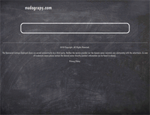 Tablet Screenshot of nudograpy.com